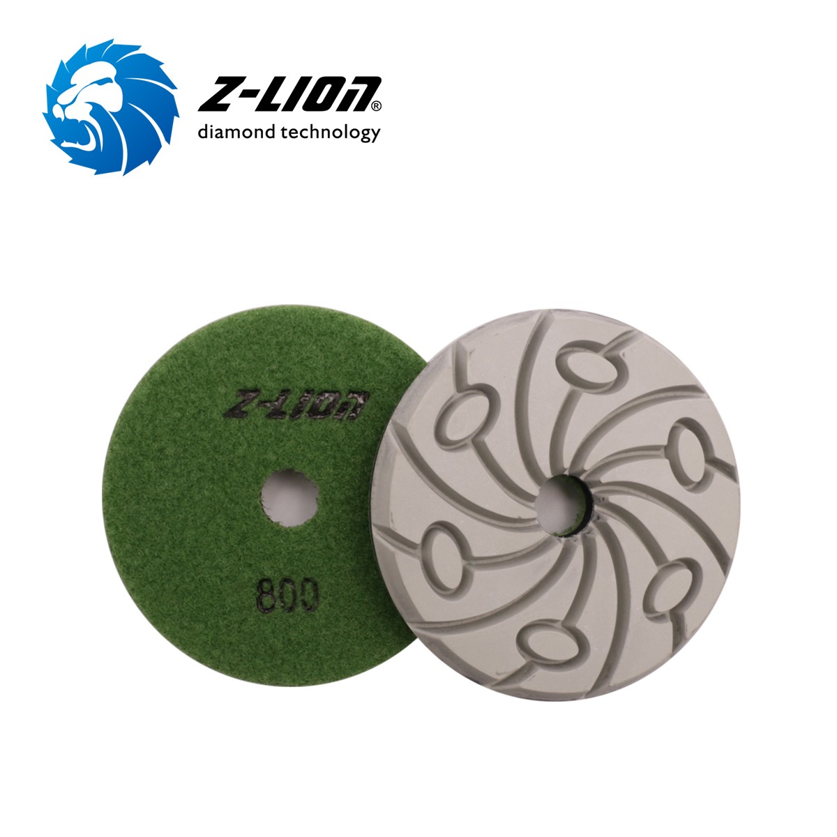 ZL-4FP2 4inch Resin Bond Diamond Wet Polishing Pad For Marble Polishing