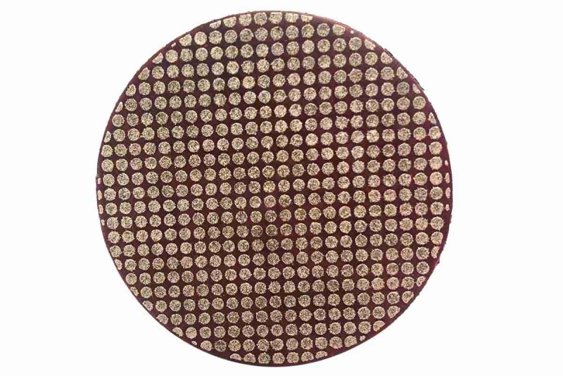 Electroplated diamond pad