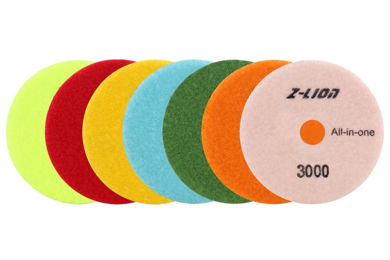 7 Step polishing pads