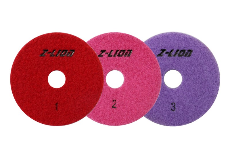 3 Step polishing pads